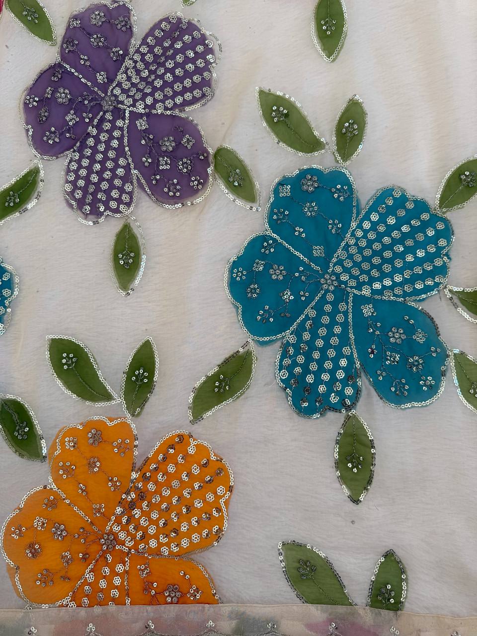 ORGANZA SILK BRUSH PRINT SET