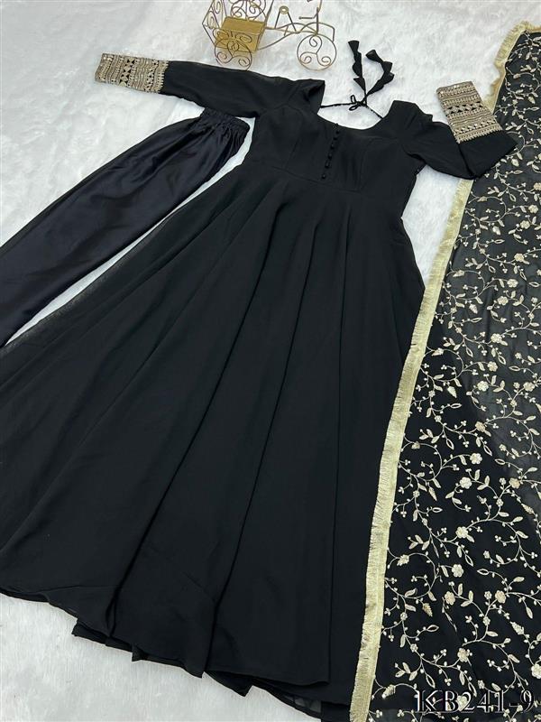 BEST SELLER  GOWN WITH HEAVY WORK DUPATTA