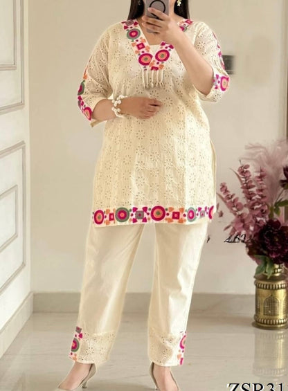 PURE KHADI COTTON CO-ORD SET