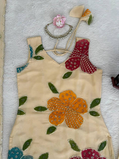 ORGANZA SILK BRUSH PRINT SET
