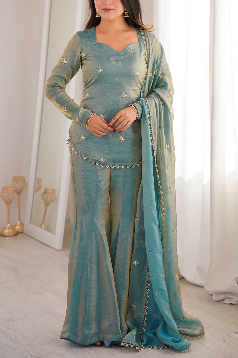 FENDY SILK CORSET BACK SET