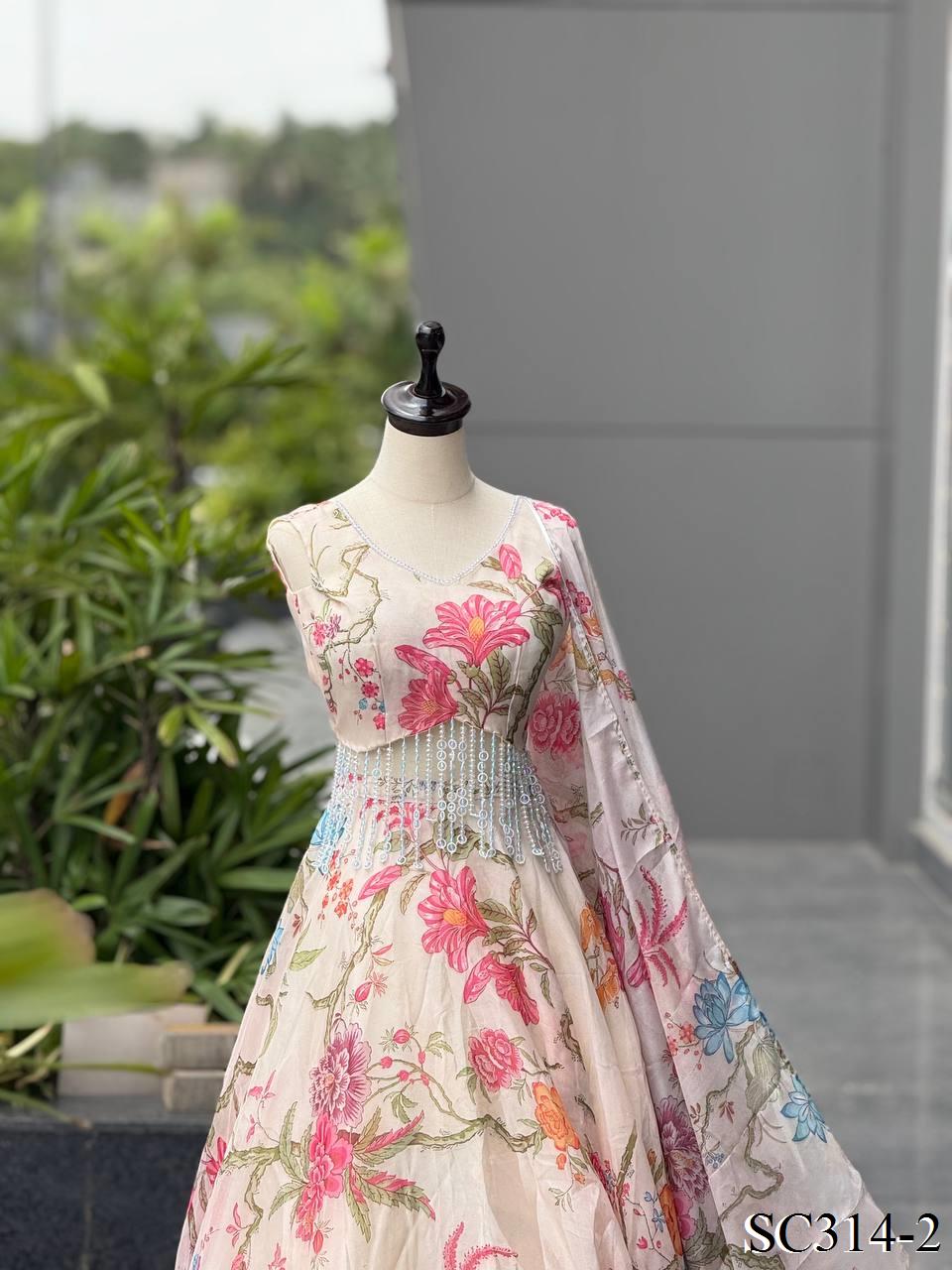 PURE JIMMY ORGANZA LEHENGA