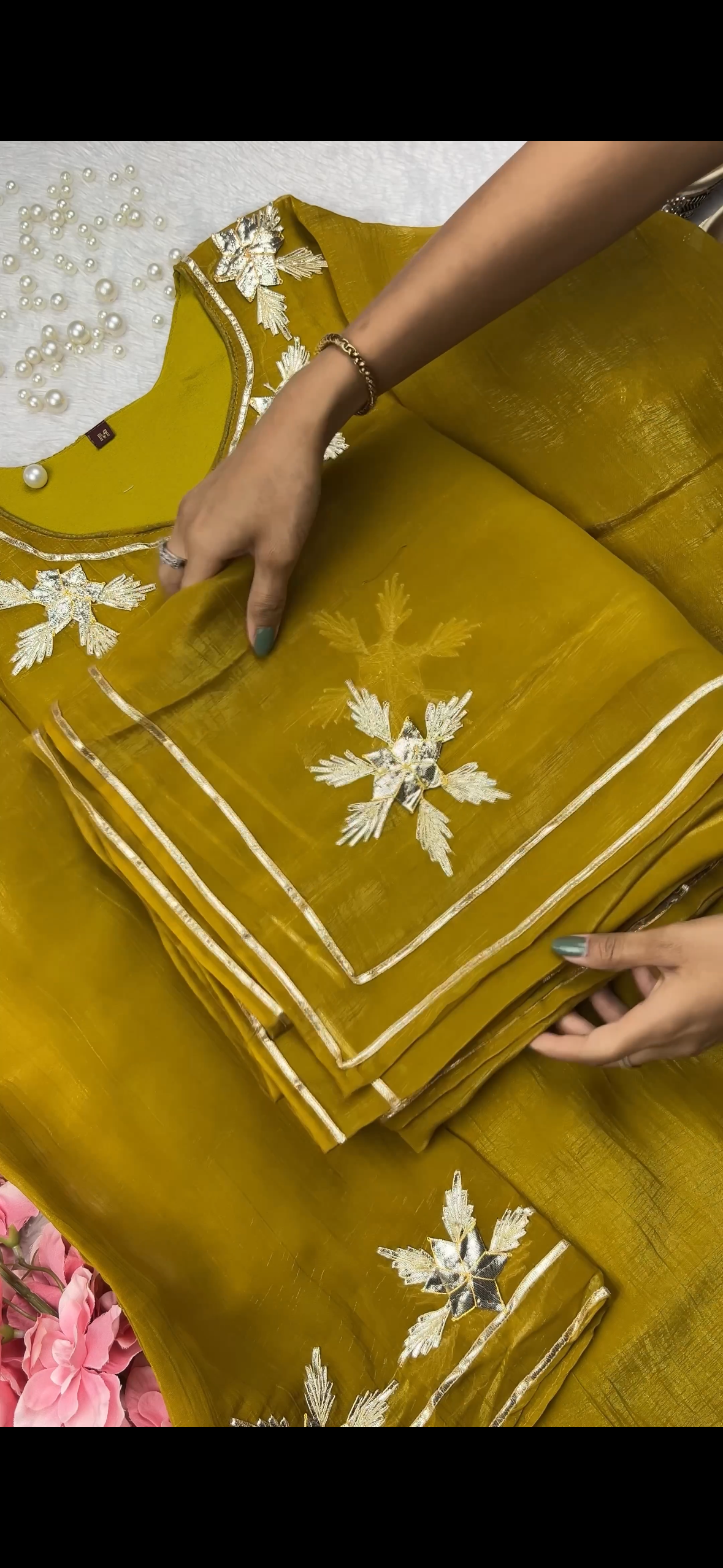 Gotta patti kurta set