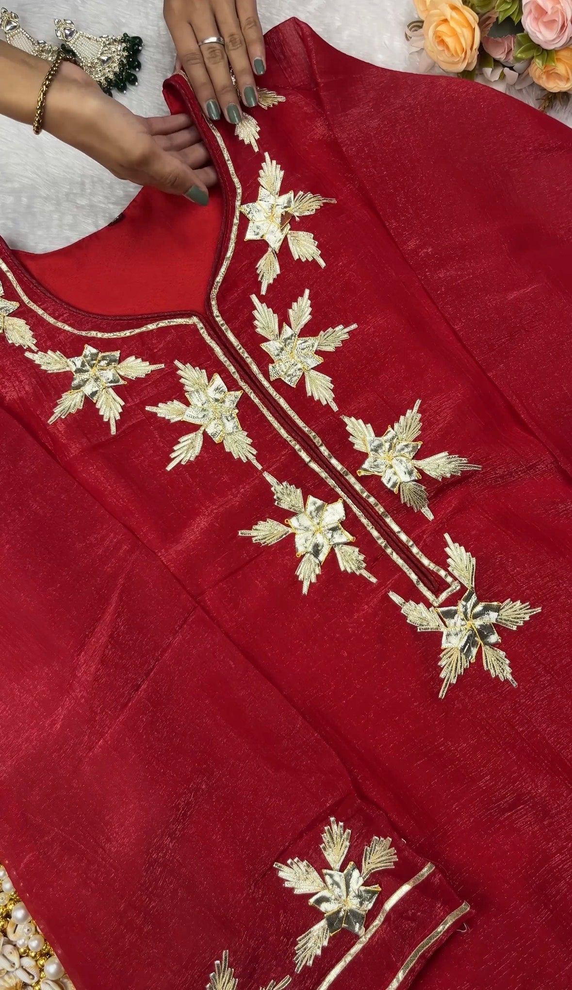 Gotta patti kurta set