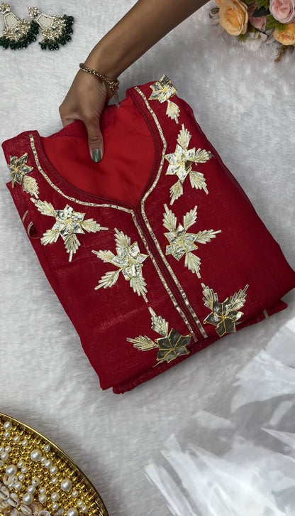 Gotta patti kurta set