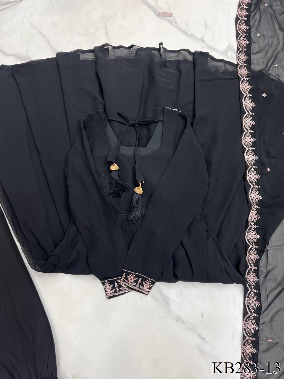 HEAVY PURE SOFT FAUX GEORGETTE ANARKALI