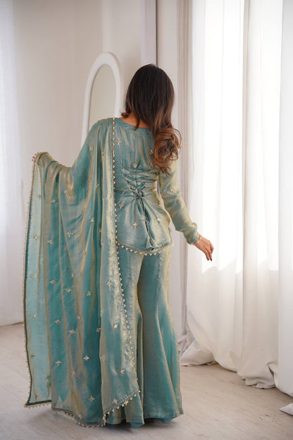 FENDY SILK CORSET BACK SET