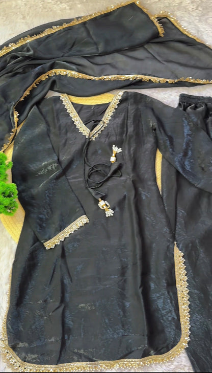 Fendy Satin Silk Farsi Set