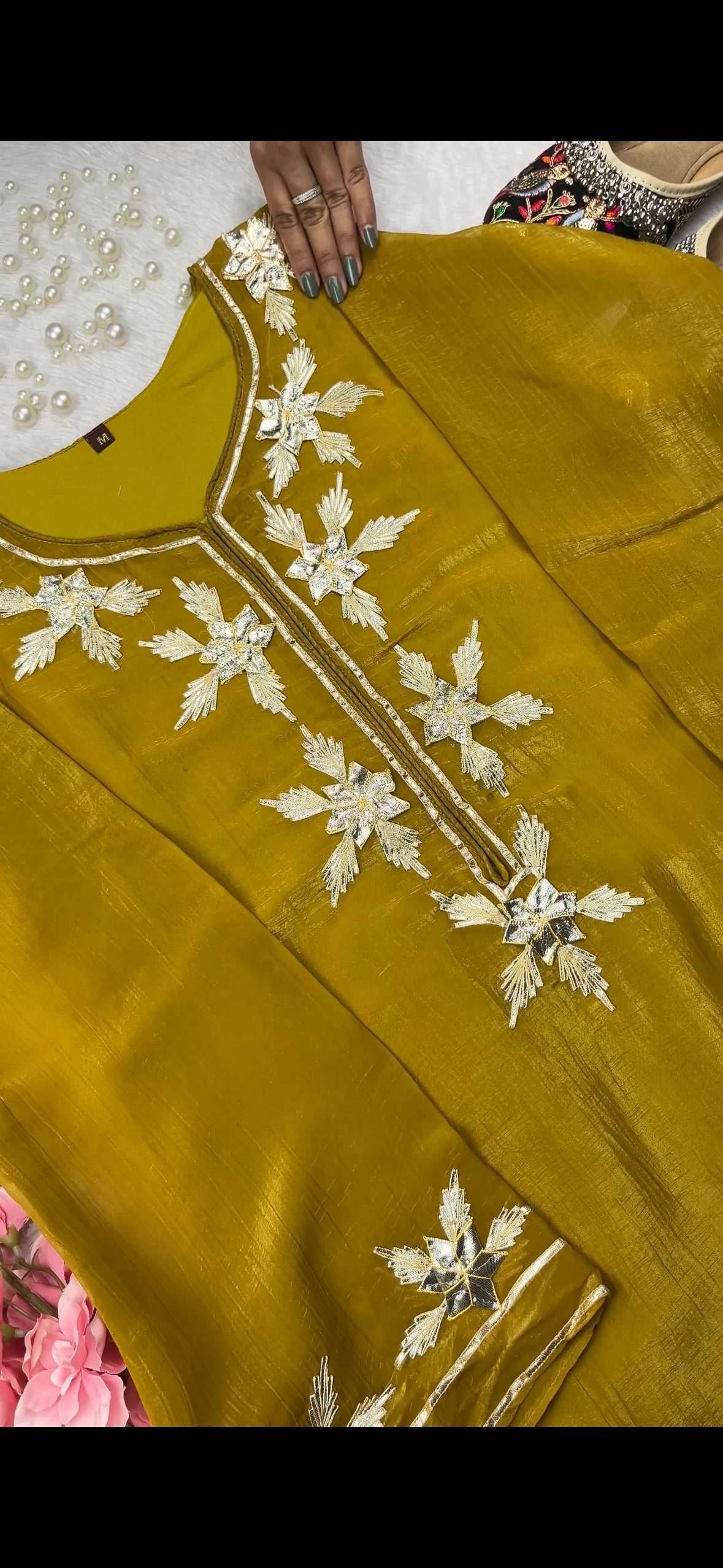 Gotta patti kurta set