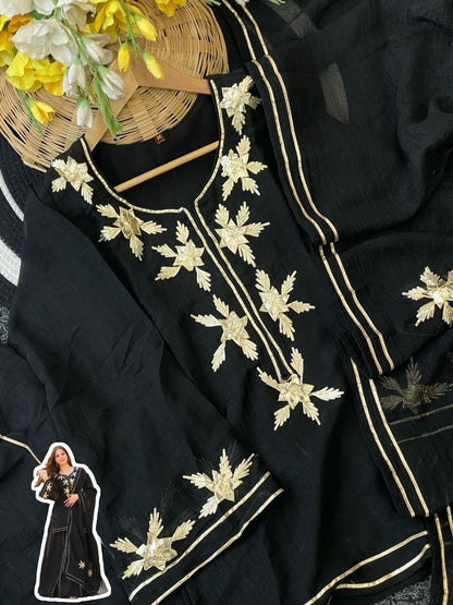 GOTTA PATTI KURTA PLAZZO SET