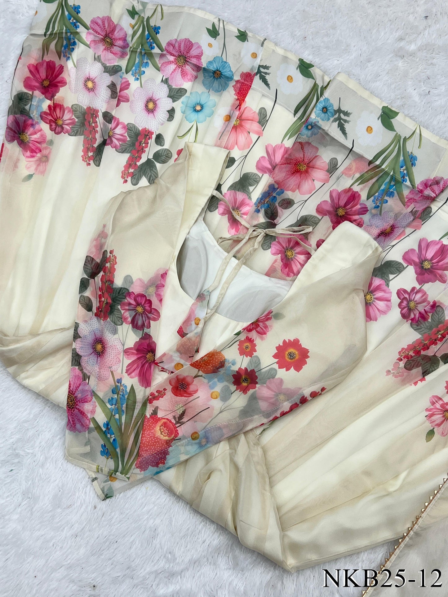 SOFT ORGANZA SILK ANARKALI SET