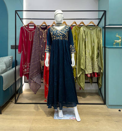 FULLY FLARE GOWN PANT WITH DUPATTA