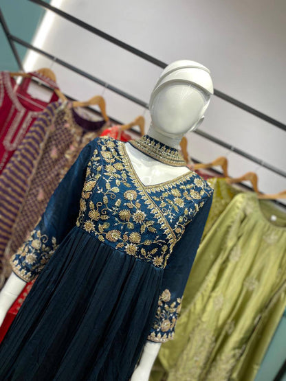 FULLY FLARE GOWN PANT WITH DUPATTA