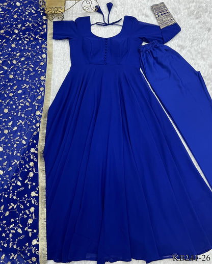 BEST SELLER  GOWN WITH HEAVY WORK DUPATTA