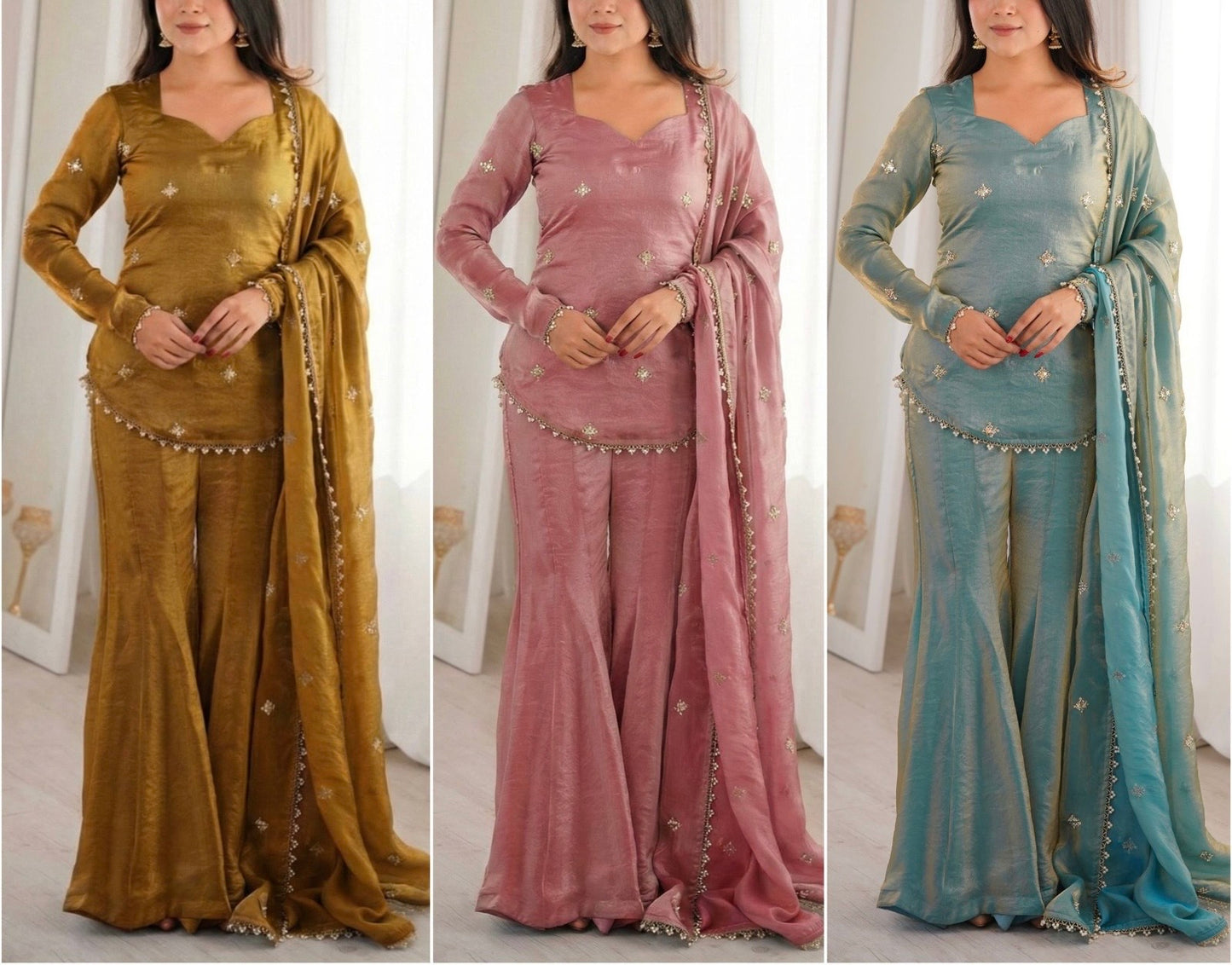 FENDY SILK CORSET BACK SET