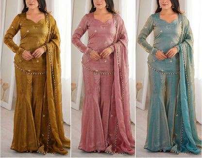 FENDY SILK CORSET BACK SET