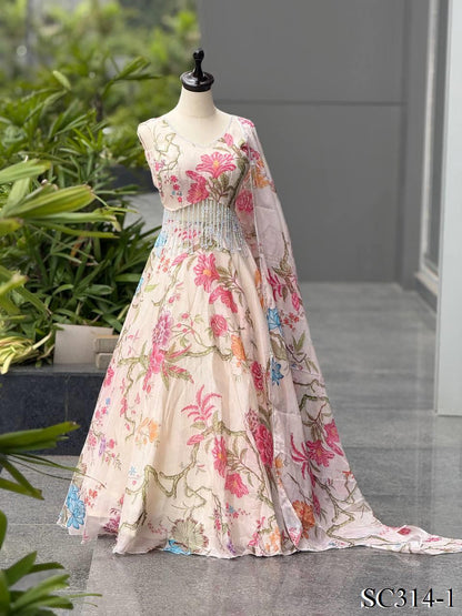 PURE JIMMY ORGANZA LEHENGA