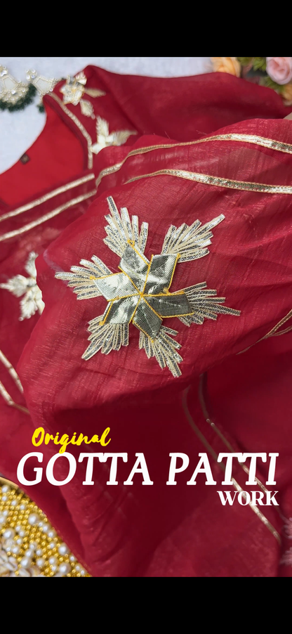 Gotta patti kurta set