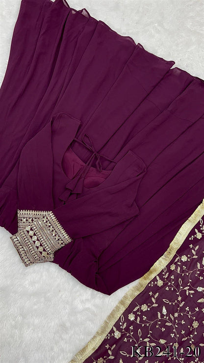 BEST SELLER  GOWN WITH HEAVY WORK DUPATTA