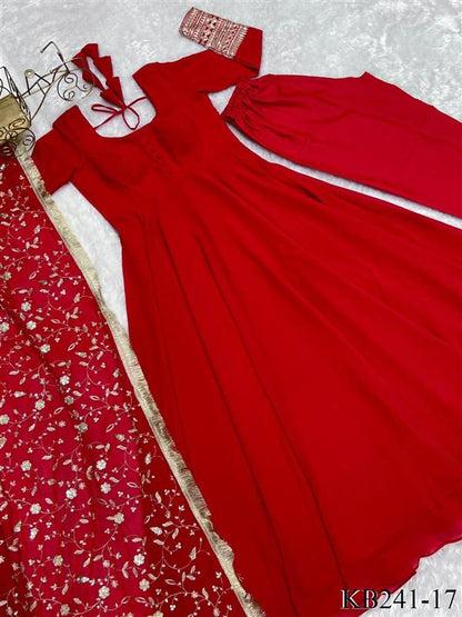 BEST SELLER  GOWN WITH HEAVY WORK DUPATTA