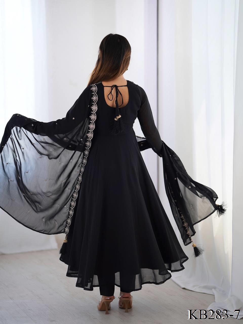 HEAVY PURE SOFT FAUX GEORGETTE ANARKALI