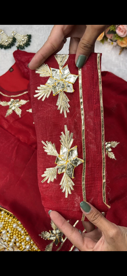 Gotta patti kurta set