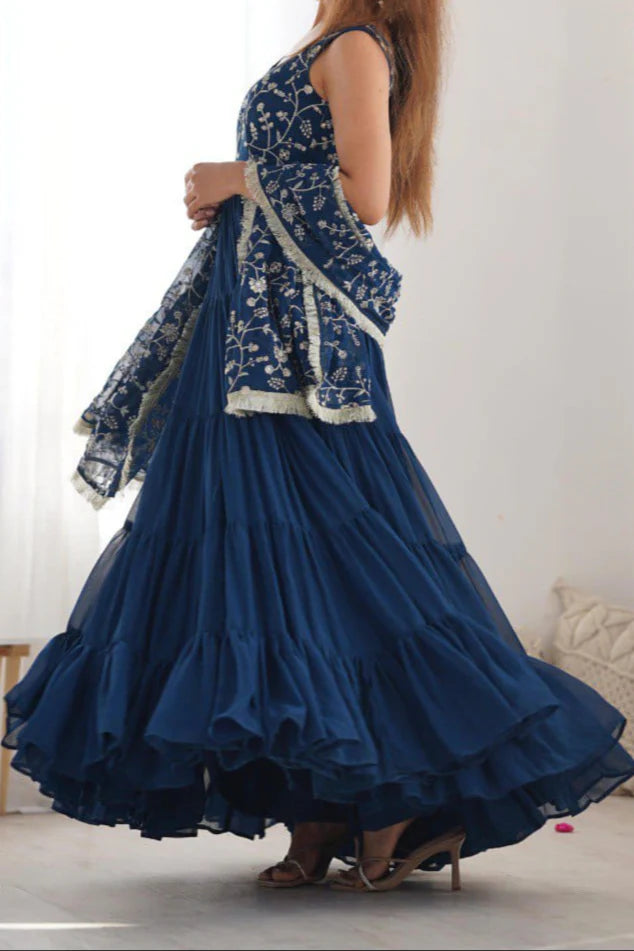12 MTR FULLY FLARED ANARKALI SET