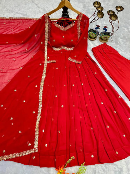 Designer Wedding Special Anarkali Suit Set