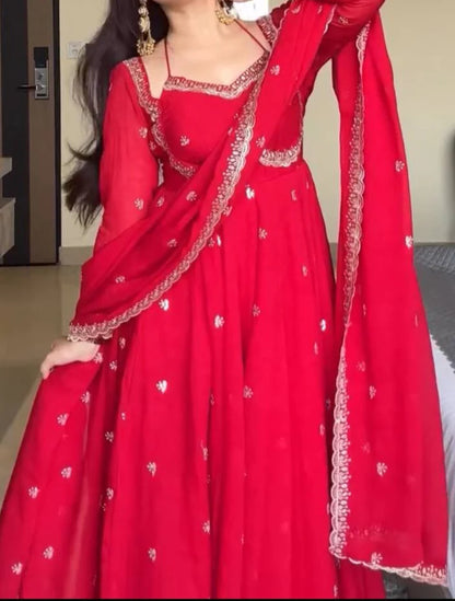 Designer Wedding Special Anarkali Suit Set