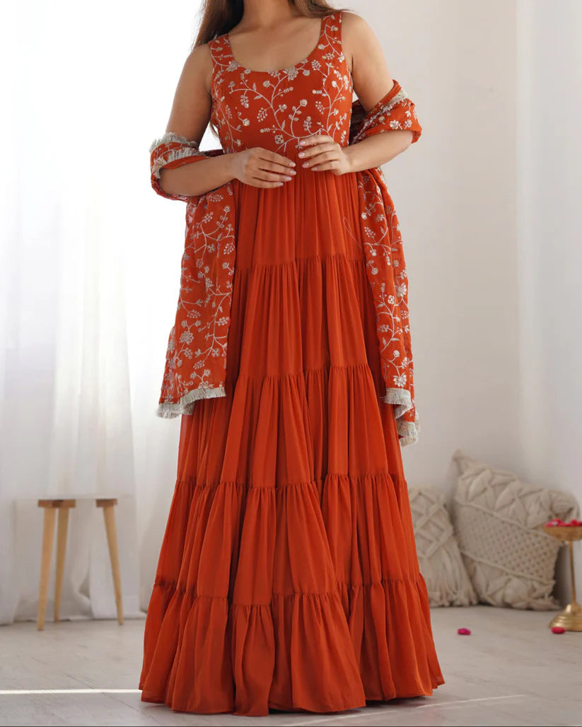 12 MTR FULLY FLARED ANARKALI SET