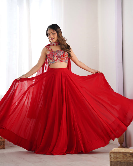FULLY READY TO WEAR DESIGNER LEHENGA CHOLI DRESS BAZZAR