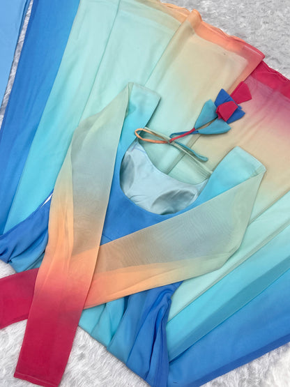 Alia's Trending Digital Printed Anarkali Gown