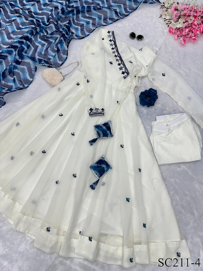 GEORGETTE ANARKALI SET