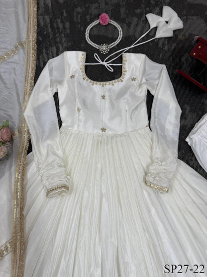 CHINNON HEAVY ANARKALI SUIT SET