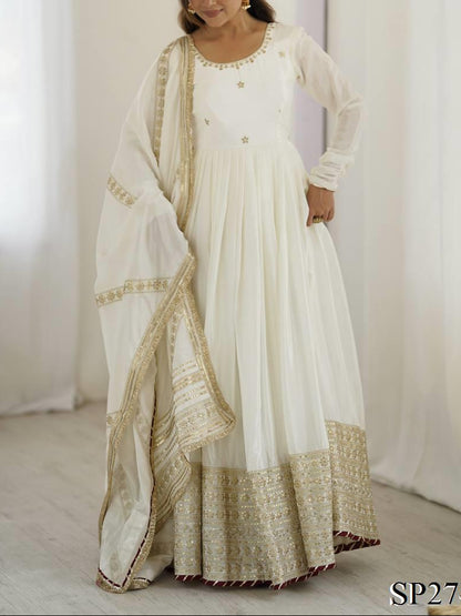 CHINNON HEAVY ANARKALI SUIT SET