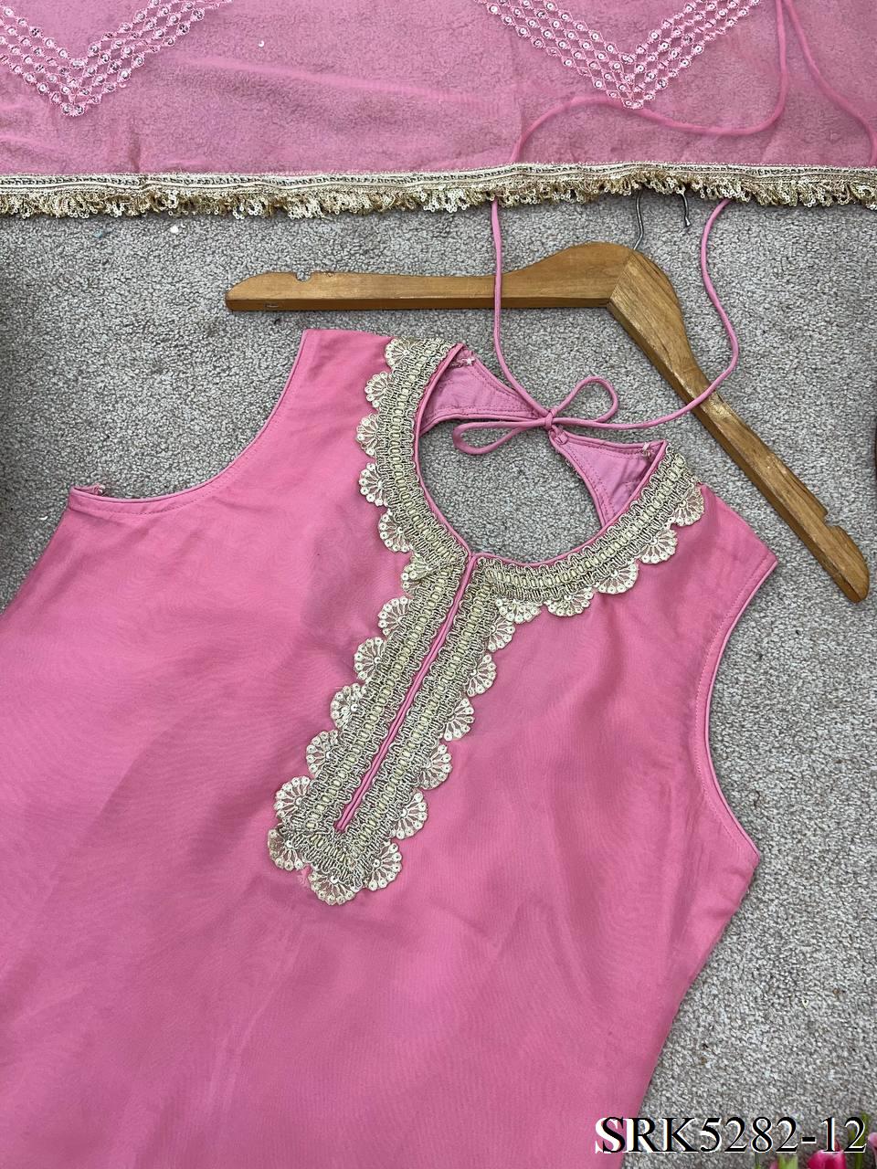 TABBY ORGANZA SHARARA SET