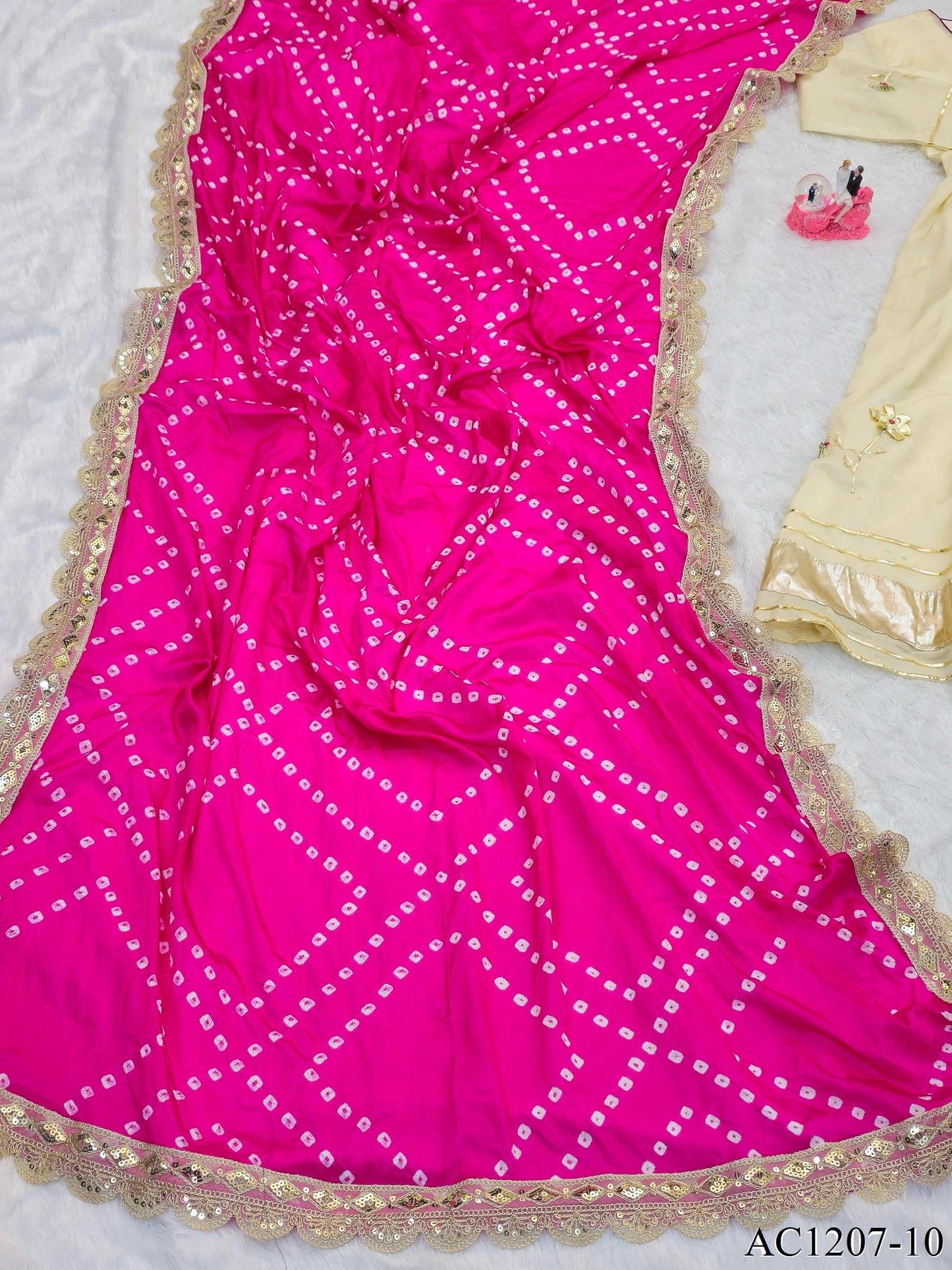 CHINNON HANDMADE WORK ANARKALI SET