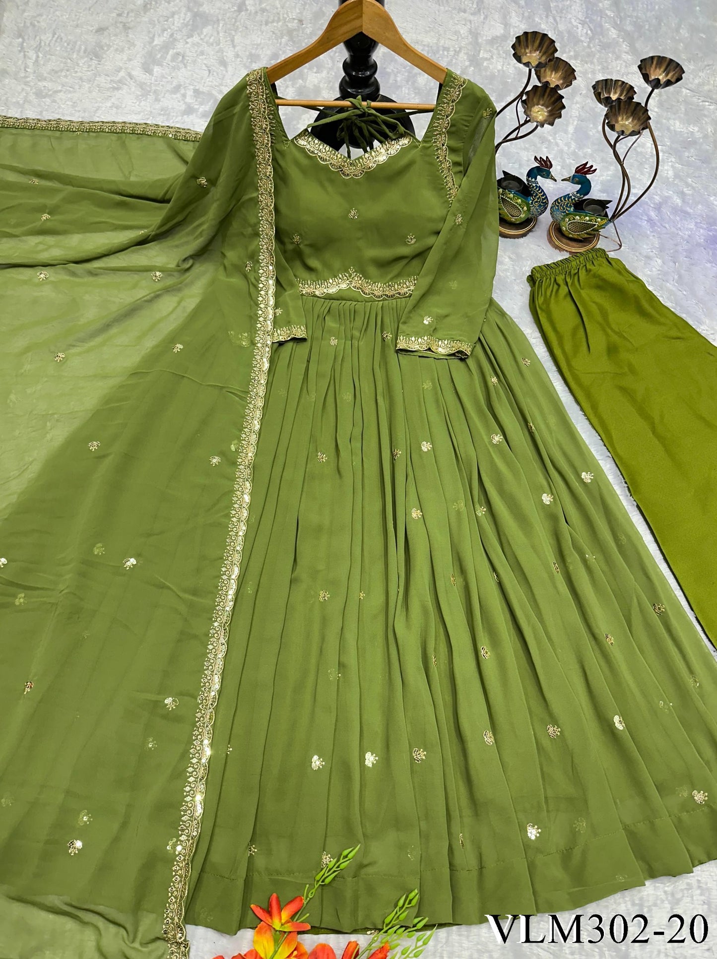 Designer Wedding Special Anarkali Suit Set