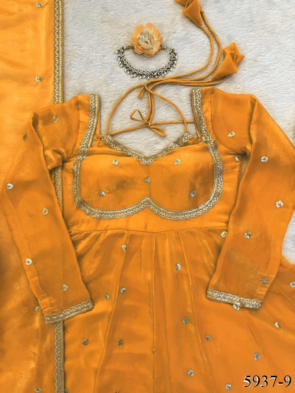 FENDY SILK VIRAL GOWN SET