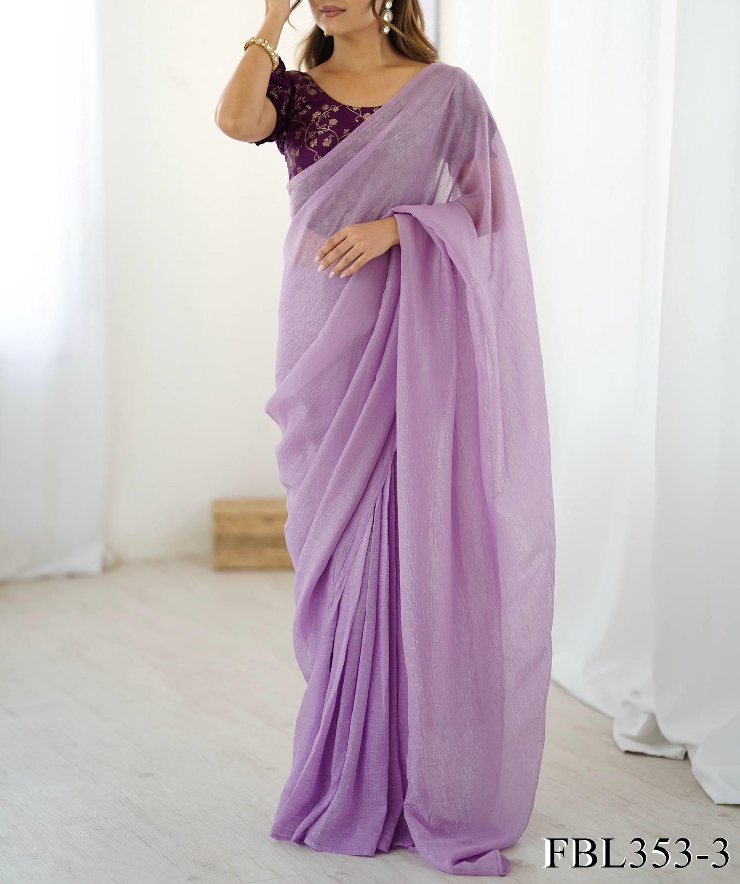 SPARKLE SILK READY TO WEAR SAREE