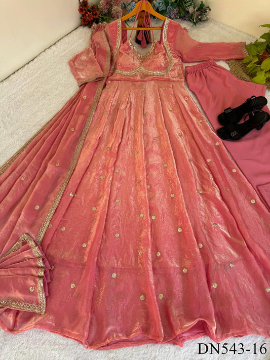 FENDY SATIN GOWN SET