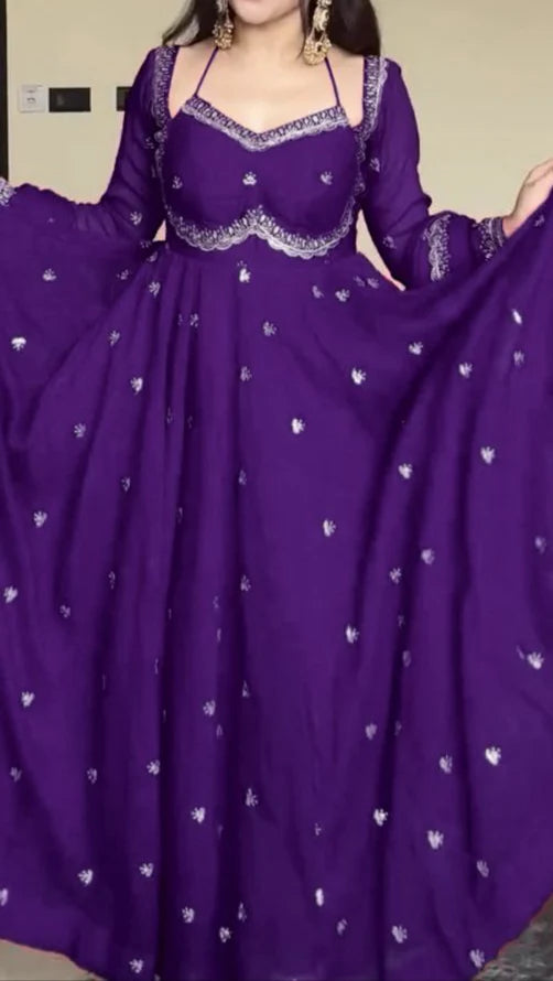 Designer Wedding Special Anarkali Suit Set