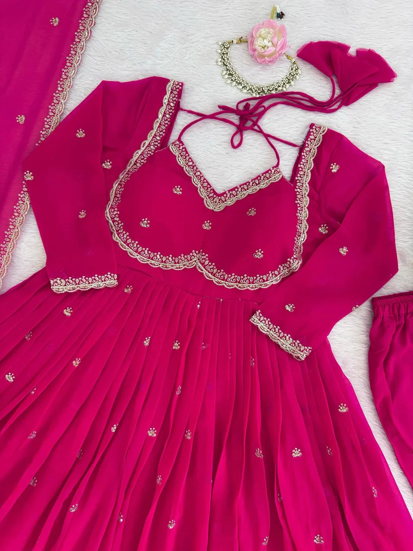 Designer Wedding Special Anarkali Suit Set