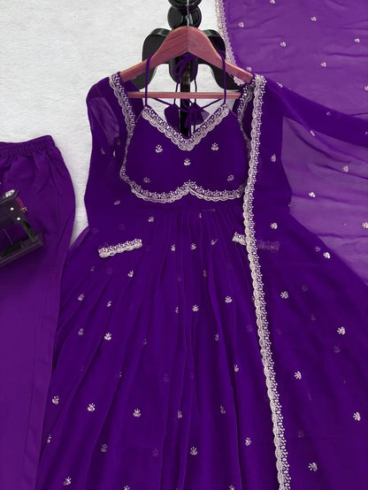 Designer Wedding Special Anarkali Suit Set