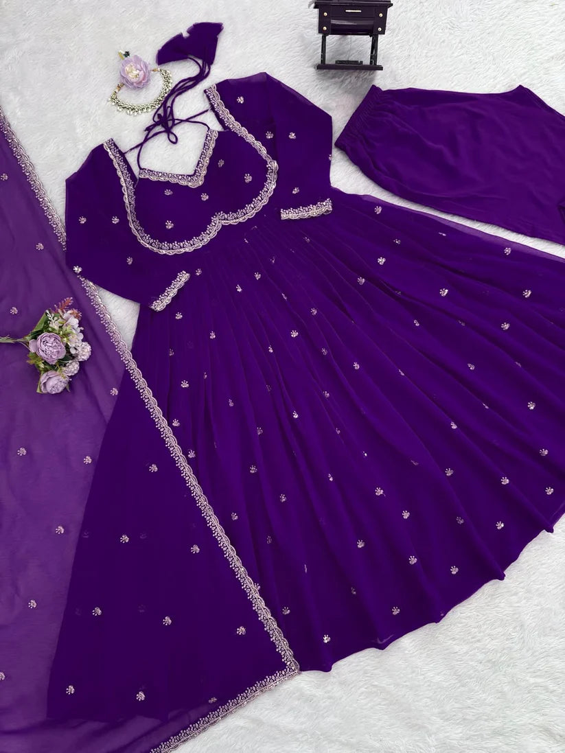 Designer Wedding Special Anarkali Suit Set