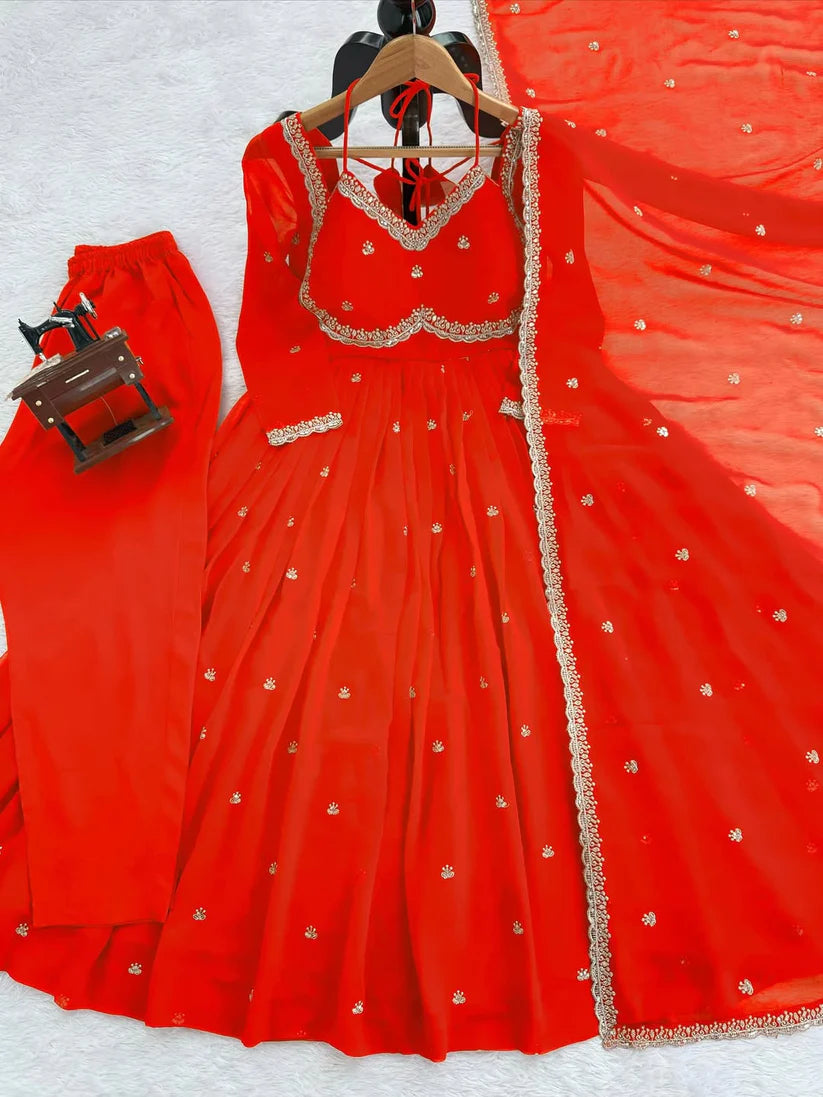 Designer Wedding Special Anarkali Suit Set