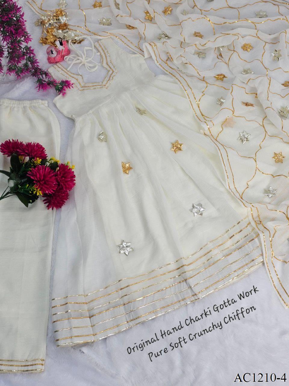 Purely Handmade Anarkali Plazzo Set