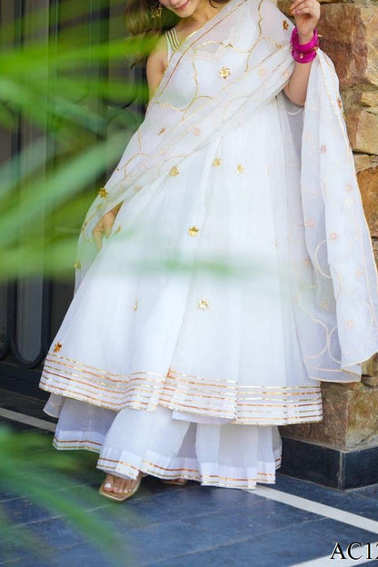 Purely Handmade Anarkali Plazzo Set