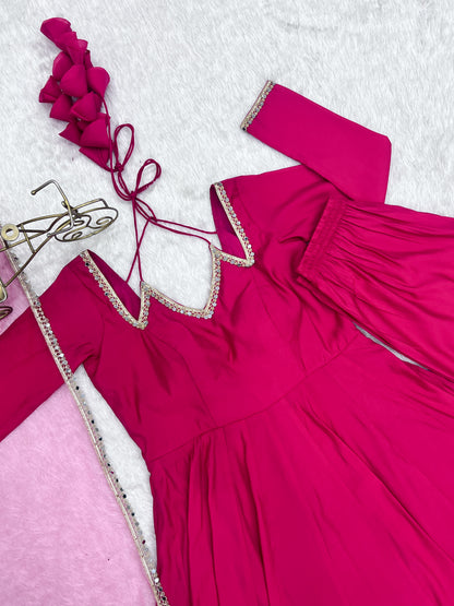 Viral Neck Design Anarkali Set