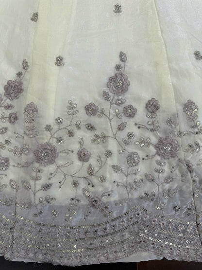Ivory Anarkali Set